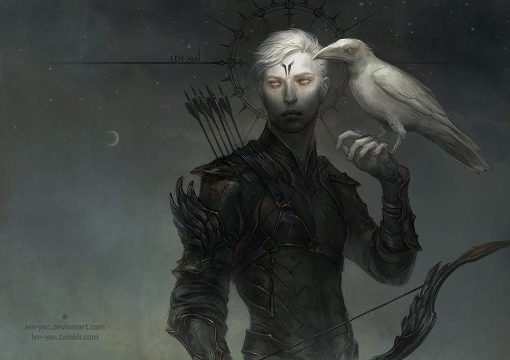 albus corvus by len-yan