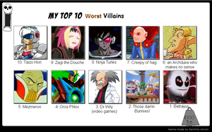 Top 10 Worst Villains Meme By Badboylol On DeviantArt top-10-worst-villains-meme-by-badboylol-on-deviantart
