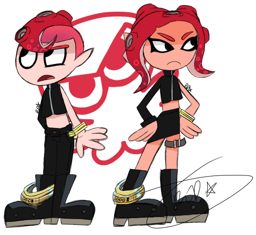 Splatoon Fanart-Agent 8 sketch(read desc.) by CrystiliaLance on DeviantArt