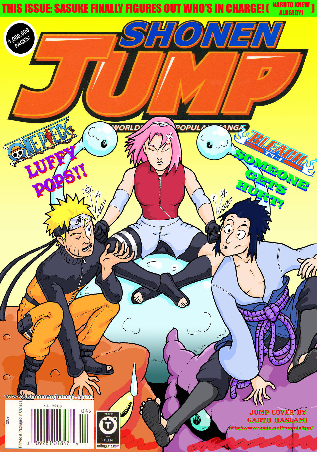 Shonen Jump Cover: 2010 by GarthHaslam