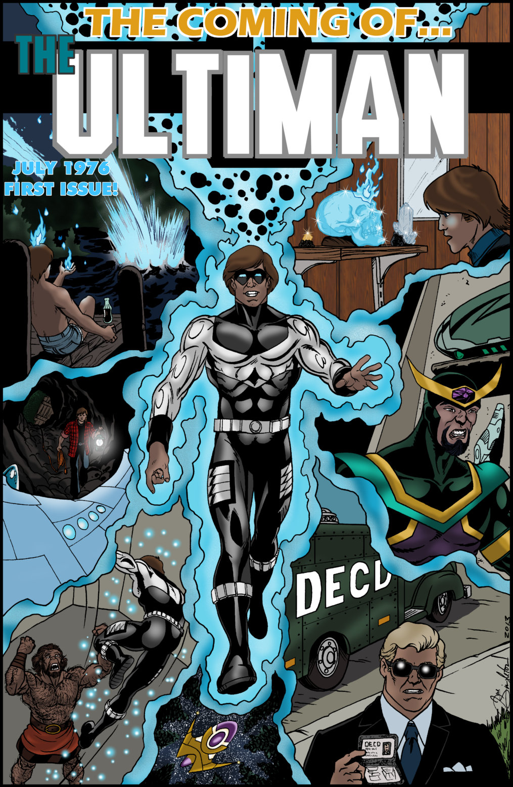 Ultiman1 mock cover by Joe-Singleton