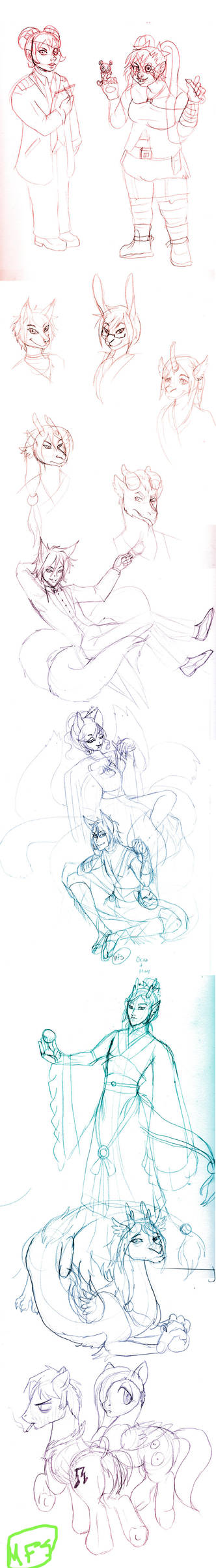 Sketch Dump 2017 by modesty