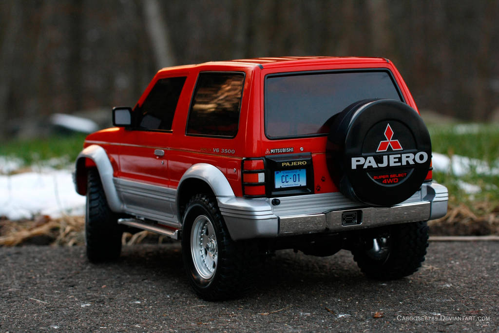 Tamiya Mitsubishi Pajero - Rear View by Caboose6789 on DeviantArt