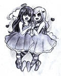 Katie and Kayla by Ca-Pe