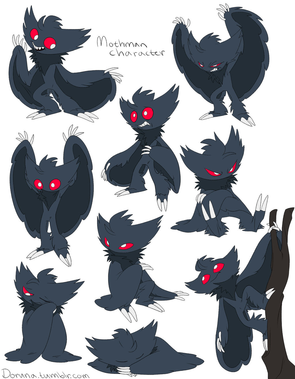Mothman by DoruDrutt