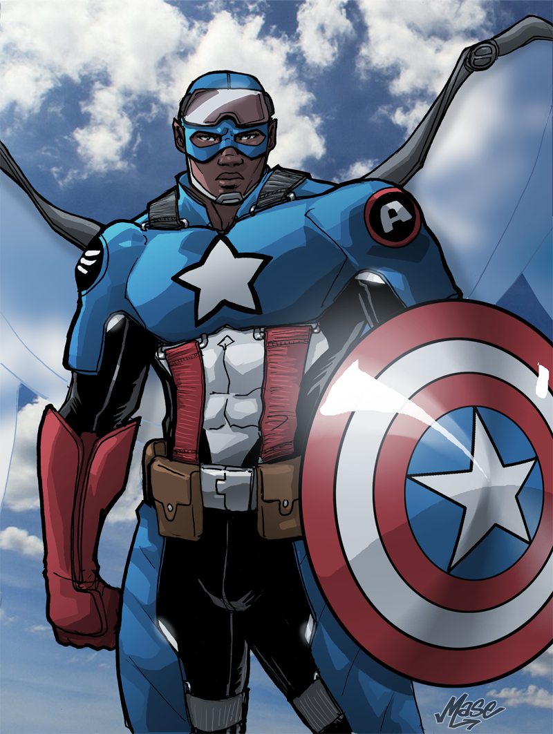 Captain America by mase0ne