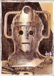 1960's Cyberman Sketchcard by RobertHack