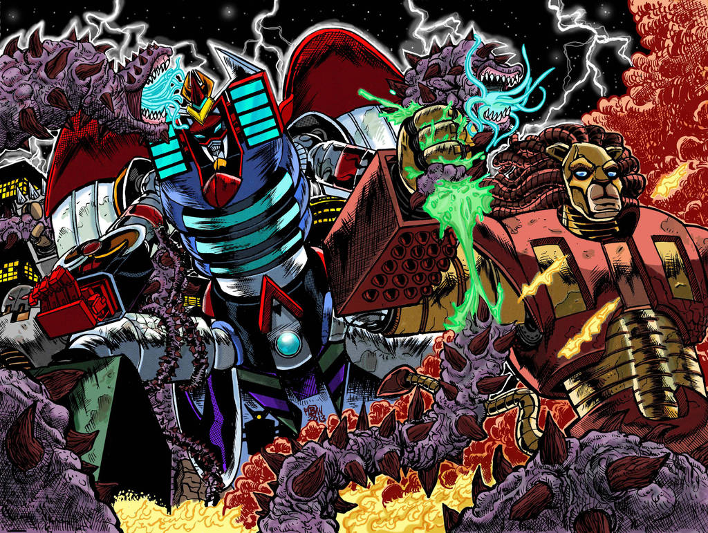 What If RGA and KAM had a crossover? Full Color by fbwash