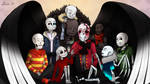 Huge Skeleton Hug Pile! by 13-Lenne-13
