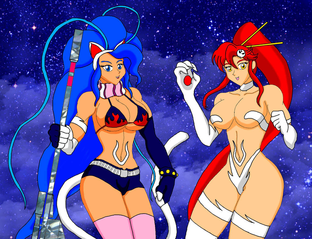 Felicia and Yoko Halloween Dressup by NekoHybrid Felicia and Yoko Halloween Dressup by NekoHybrid