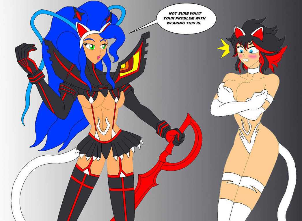 Felicia and Ryuko by NekoHybrid Felicia and Ryuko by NekoHybrid