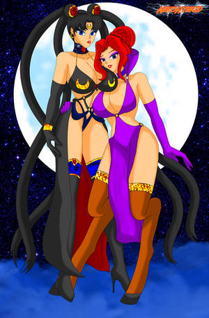 Commission: Dark Usagi and Ranko by NekoHybrid Commission: Dark Usagi and Ranko by NekoHybrid