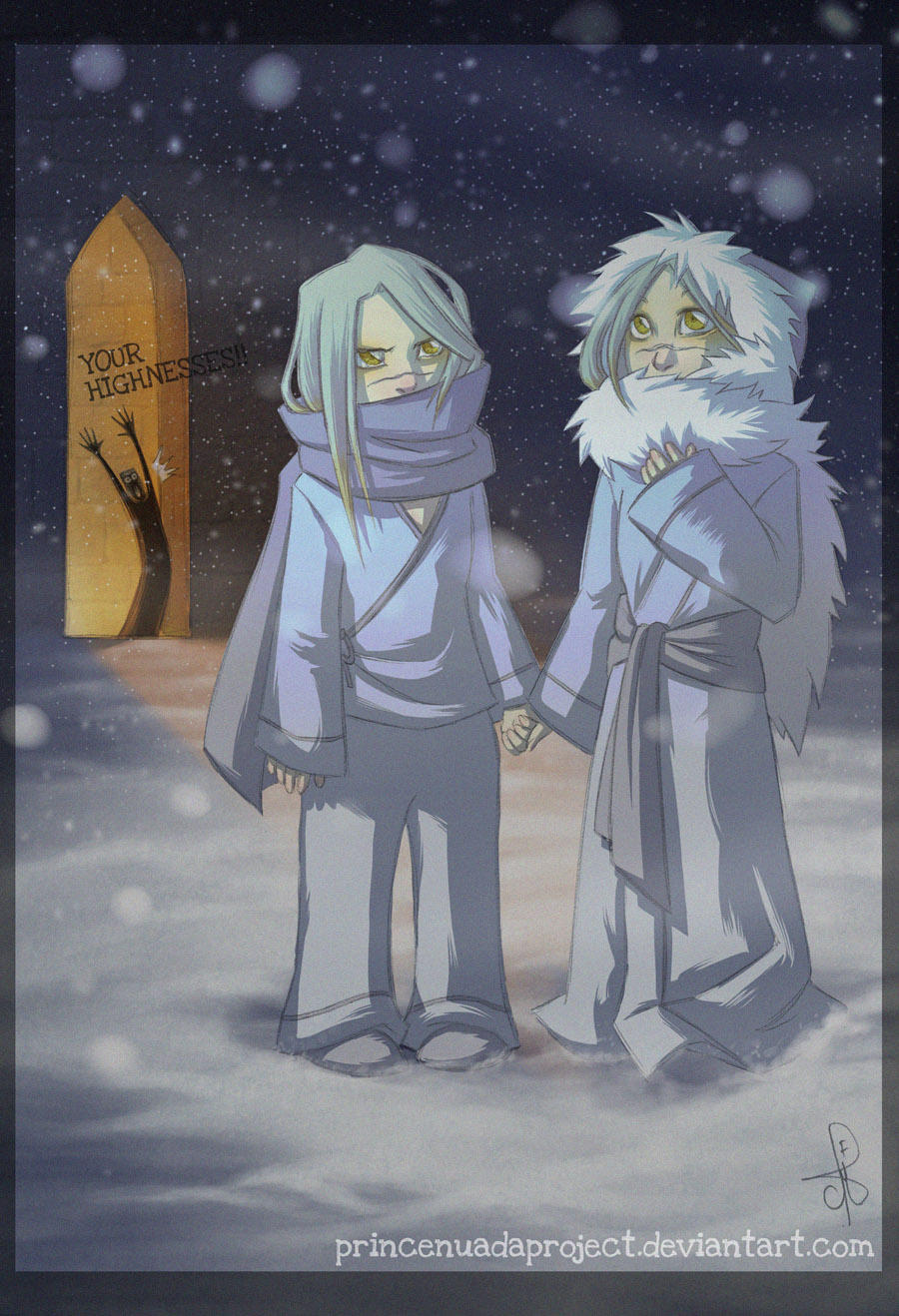 Nuada and Nuala :: 067 Snow by PrinceNuadaProject