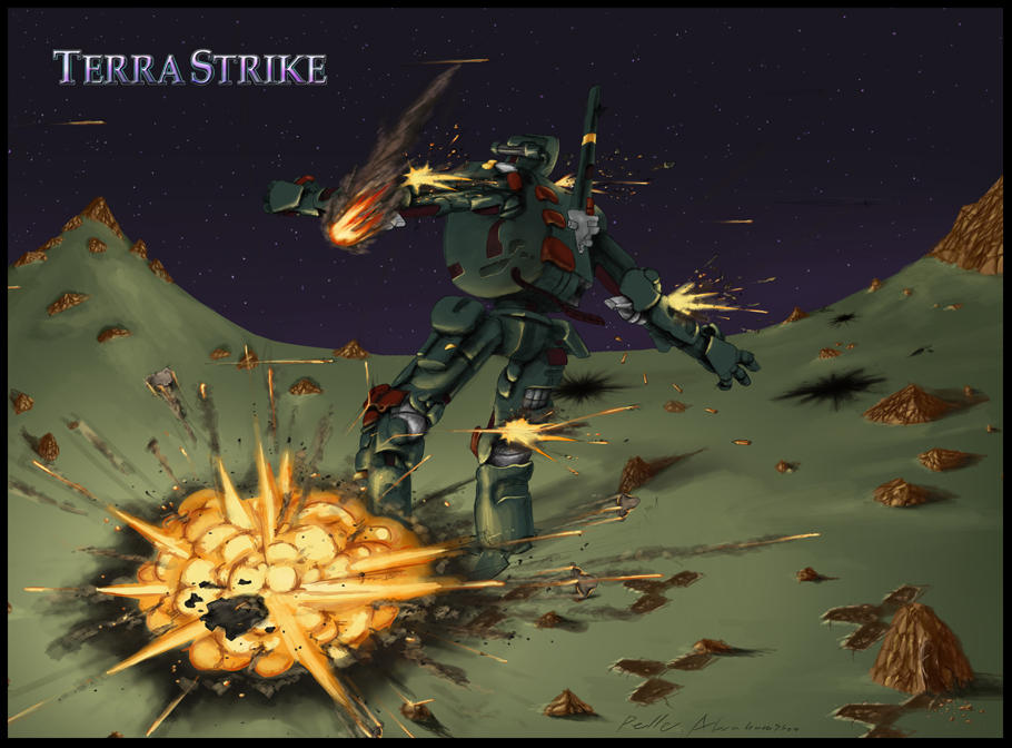 Terra Strike M4 end drawing by Legendzor
