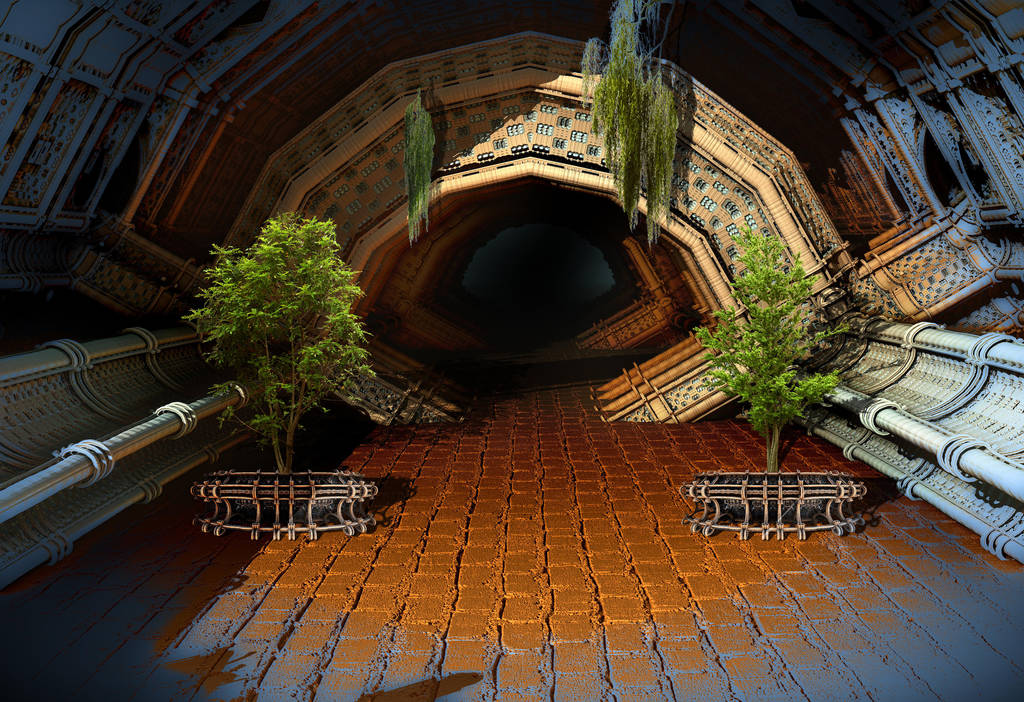 Inviting Dark Tunnel by HalTenny
