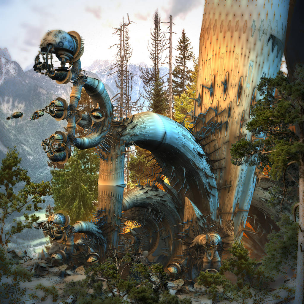 Fantasy Mountain Village by HalTenny