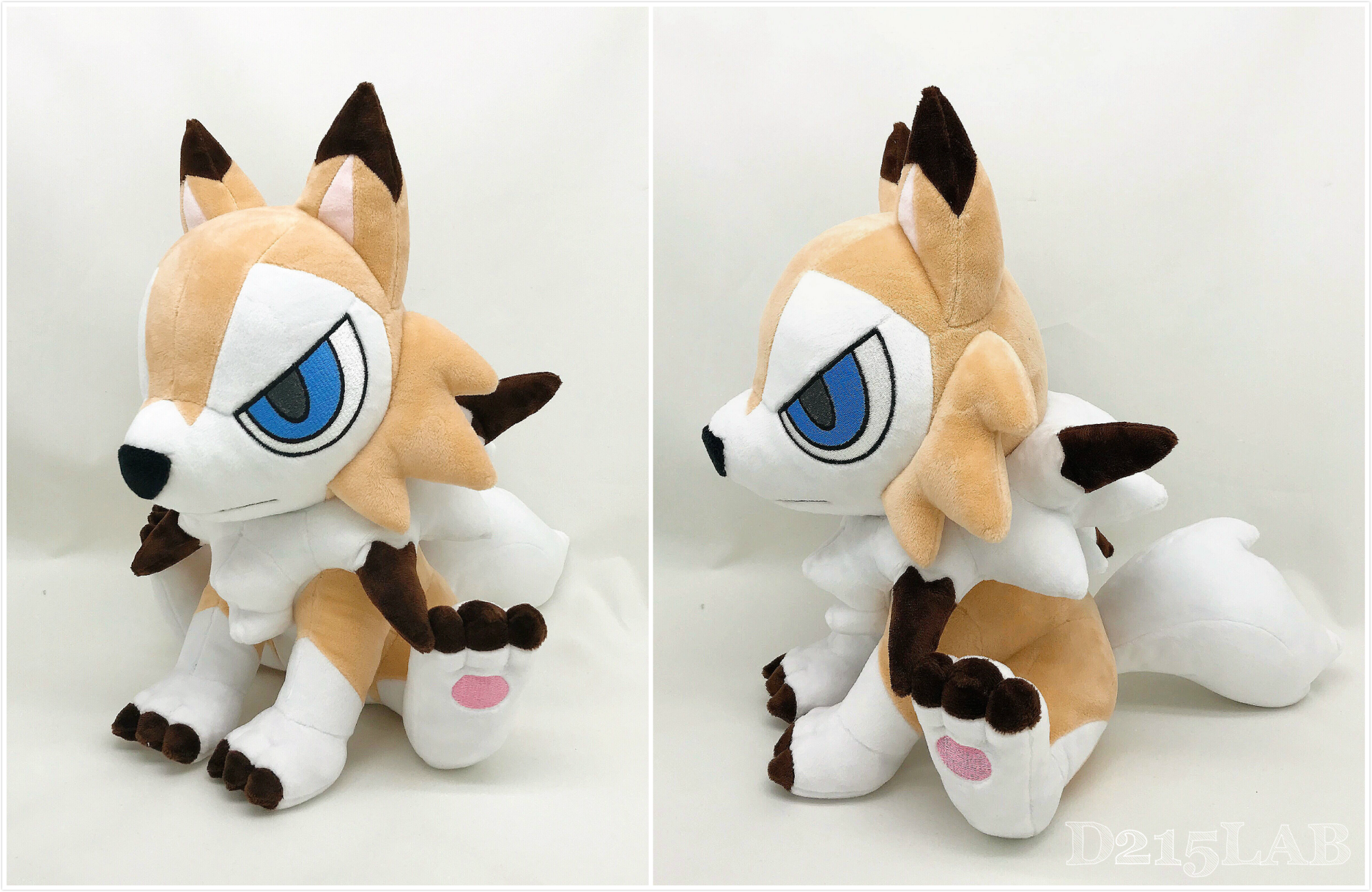 Midday Lycanroc Plush by d215lab