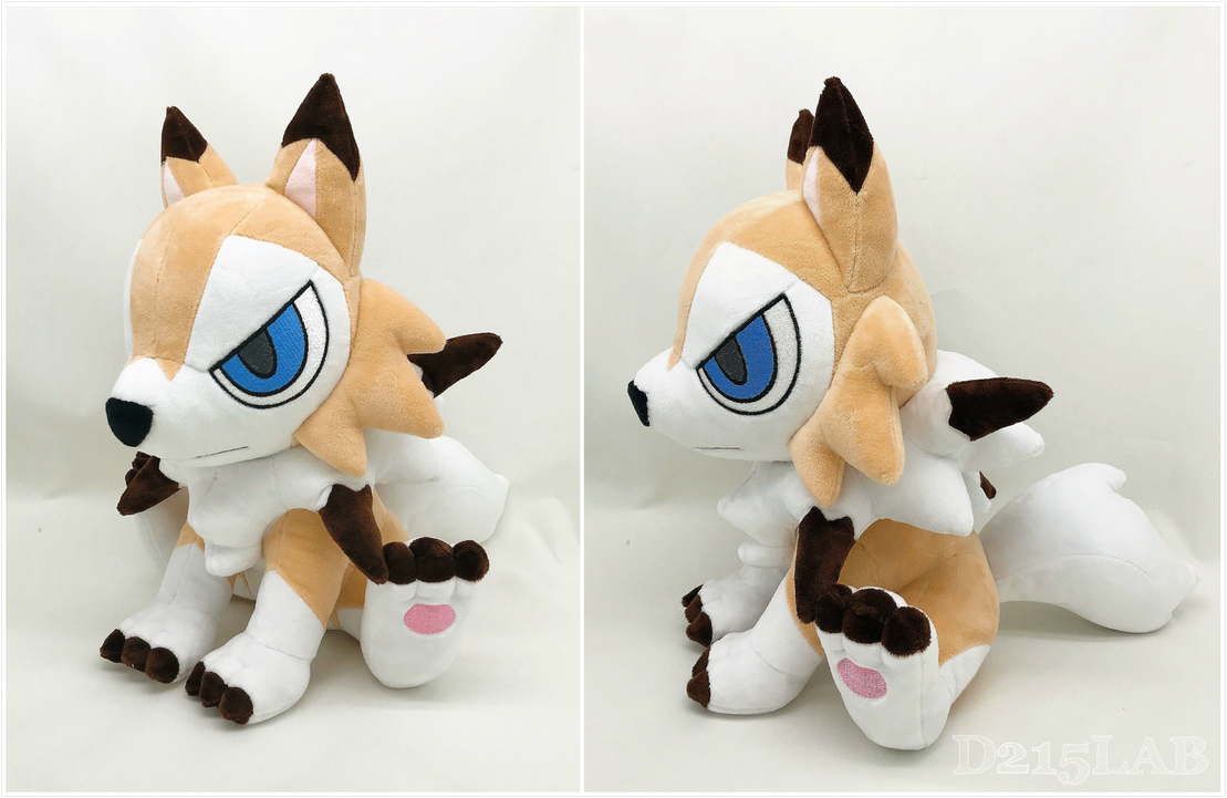 Midday Lycanroc Plush by d215lab