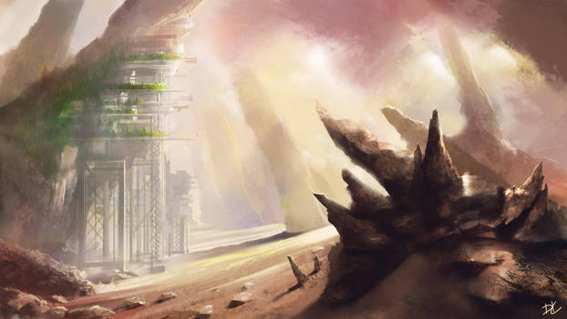 Sci Fi Landscape Concept Art By Kaidash On Deviantart