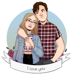 Laura and Callen transparent 2 by HetteMaudit