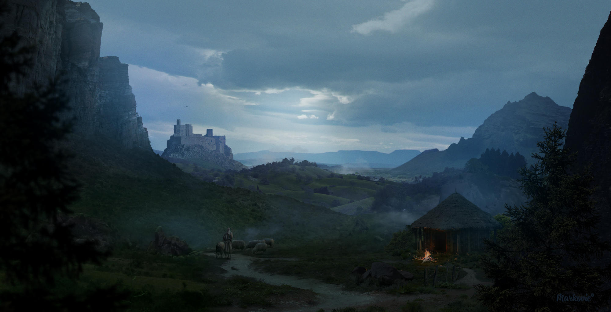 matte painting cgma by raddick11 on DeviantArt