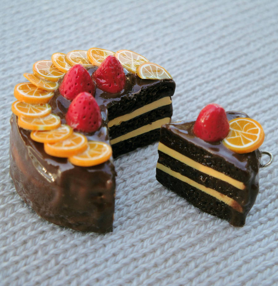 Choco Orange-berry Cake by vertabella