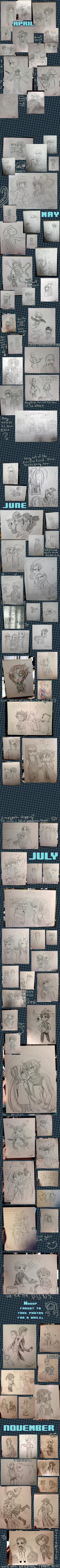 2013 Sketch Commissions: Year In Review by AlexisRoyce