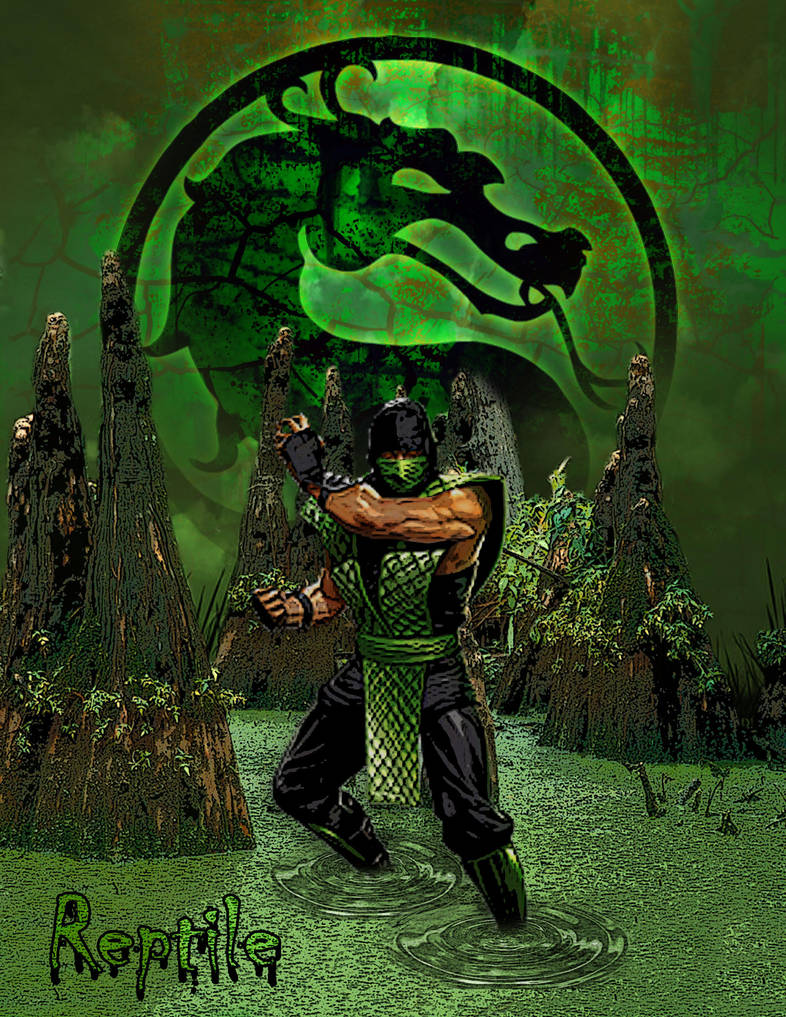 Reptile Classic Mortal Kombat by xRedhawkAcex