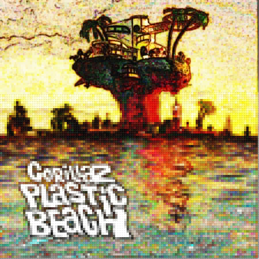 Plastic Beach Album Cover by dgleason on DeviantArt