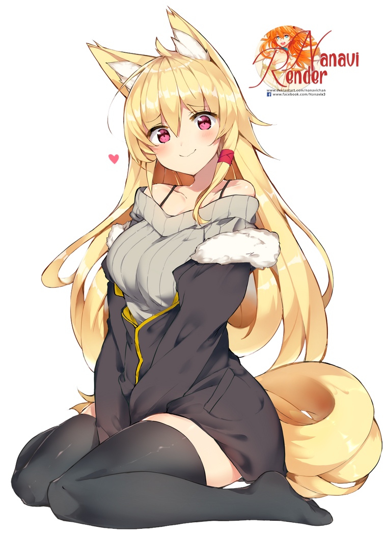 Anime Kawaii Girl Render By Nanavichan On Deviantart