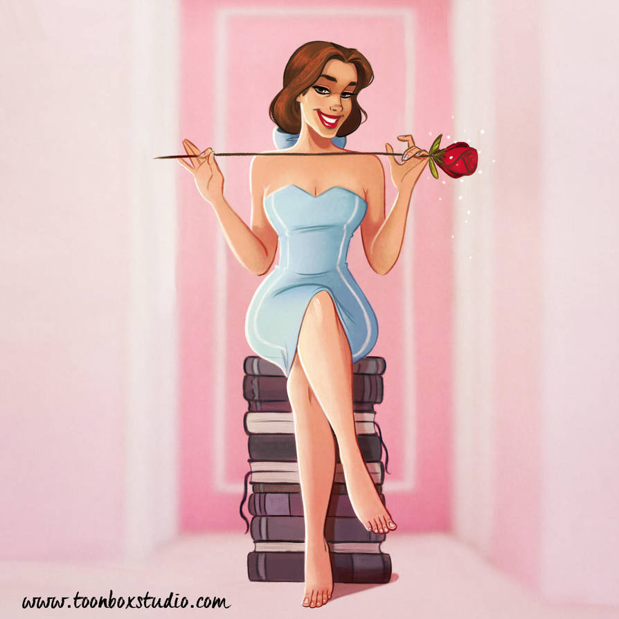 If Belle was the Bachelorette by ToonBoxStudio