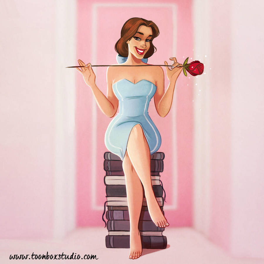 If Belle was the Bachelorette by ToonBoxStudio