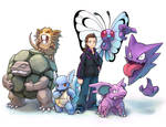 Pokemon Team Group Photo Commission by LordDonovan