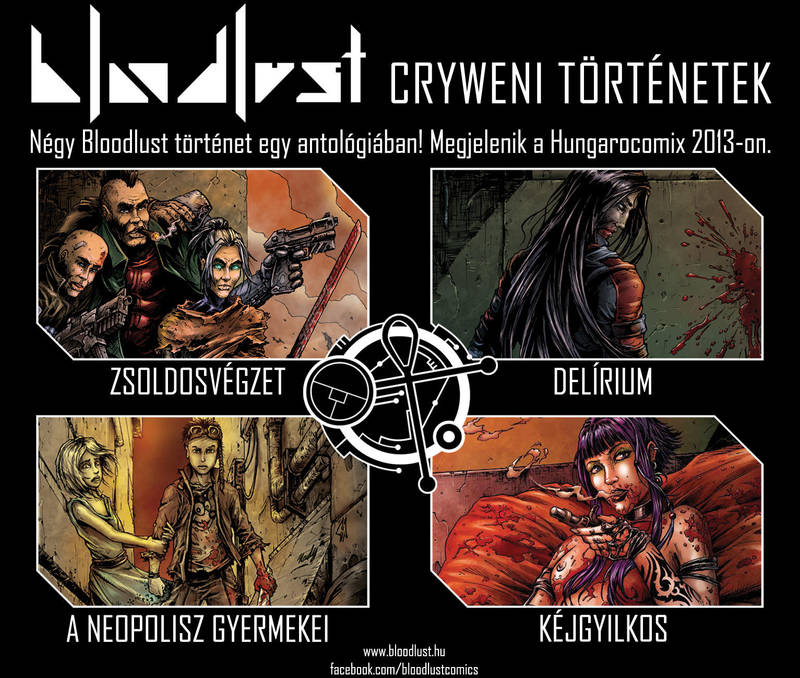 Bloodlust: Cryweni tortenetek - promocios kep by BloodlustComics
