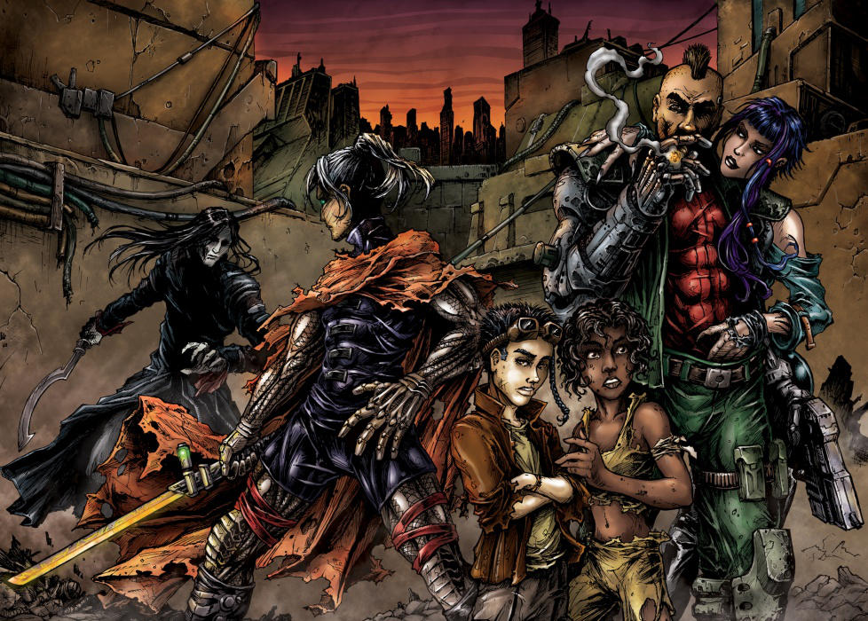 Cryweni tortenetek dupla borito / wraparound cover by BloodlustComics