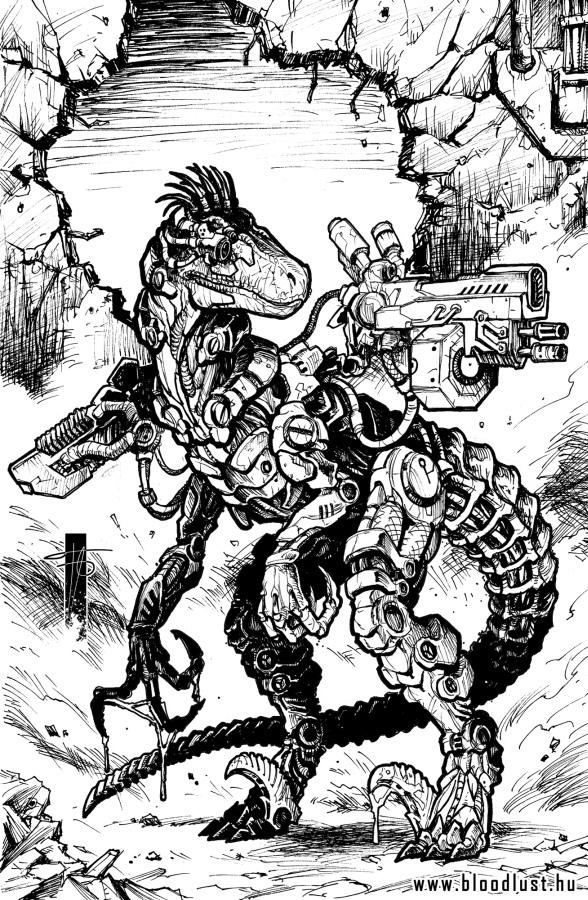 Roboraptor by Peter Fabian by BloodlustComics