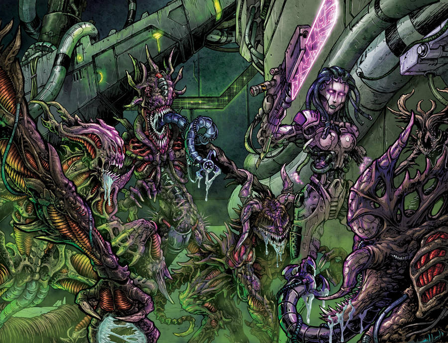 Bloodlust 03 dupla borito / wraparound cover by BloodlustComics