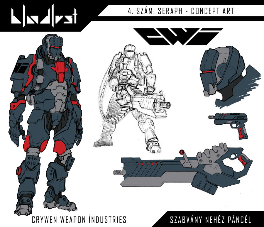C.W.I. - Szabvany nehez pancel / Heavy infantry by BloodlustComics