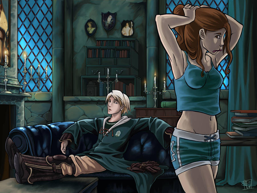 Draco Hermione look at me edit by clefchan