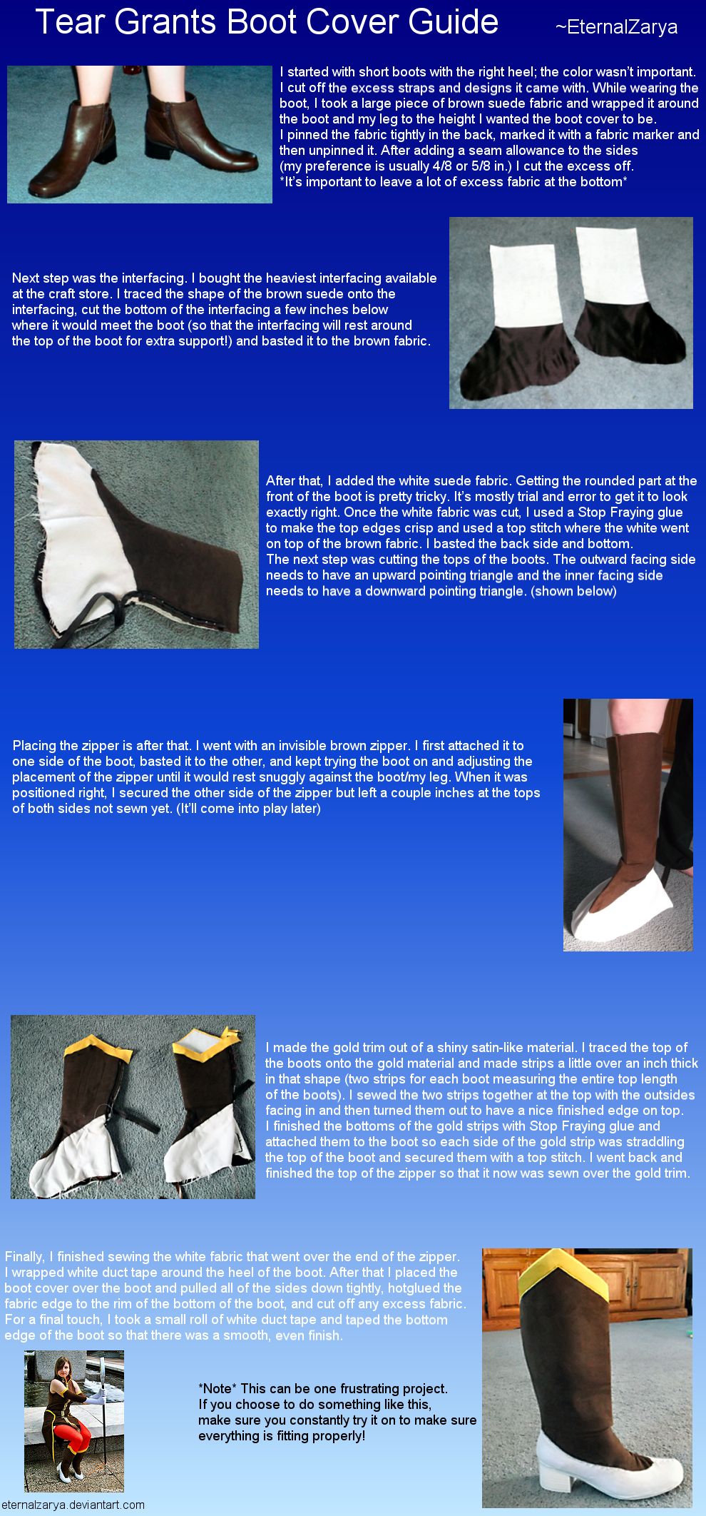 Tear Grants Boot Cover Guide by EternalZarya