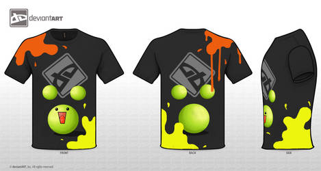 LAAAA - shirt design by albino-panda