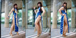 Blue Qipao by PaXingCai