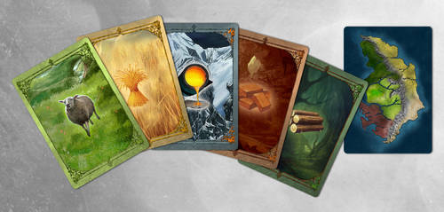 Settlers of Catan Custom Resource Cards by DraconicParagon