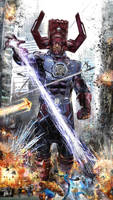 FF vs Galactus by uncannyknack