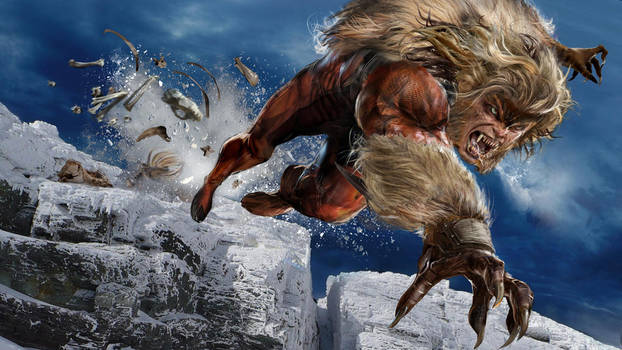 Sabretooth WIP by uncannyknack