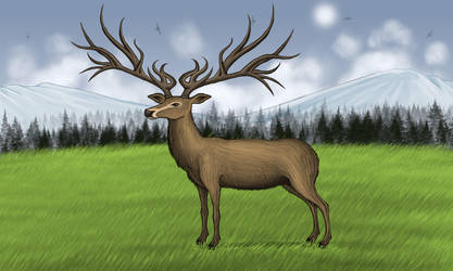Eucladoceros by Louisetheanimator