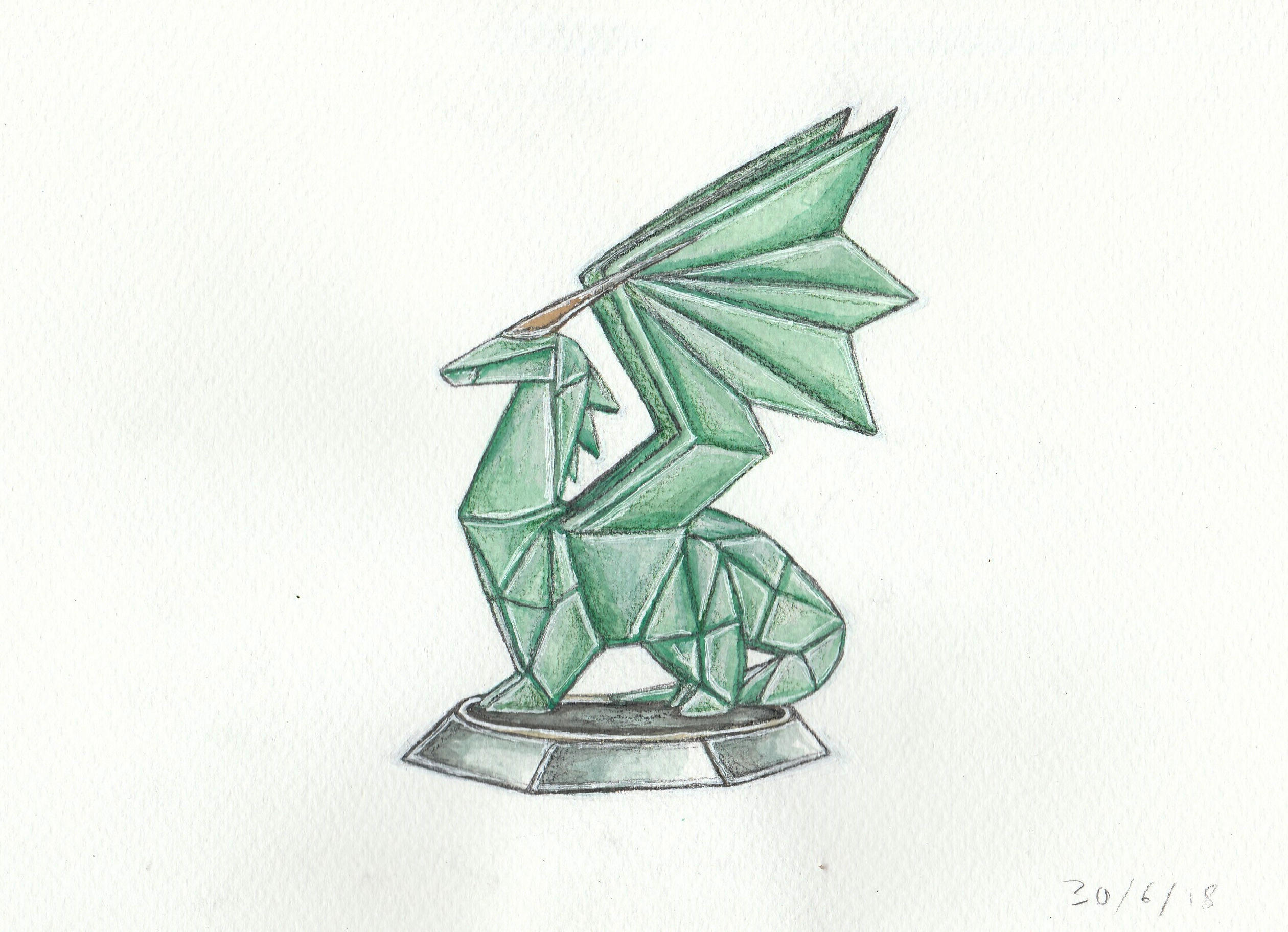 Crystal Dragon - Spyro by Louisetheanimator