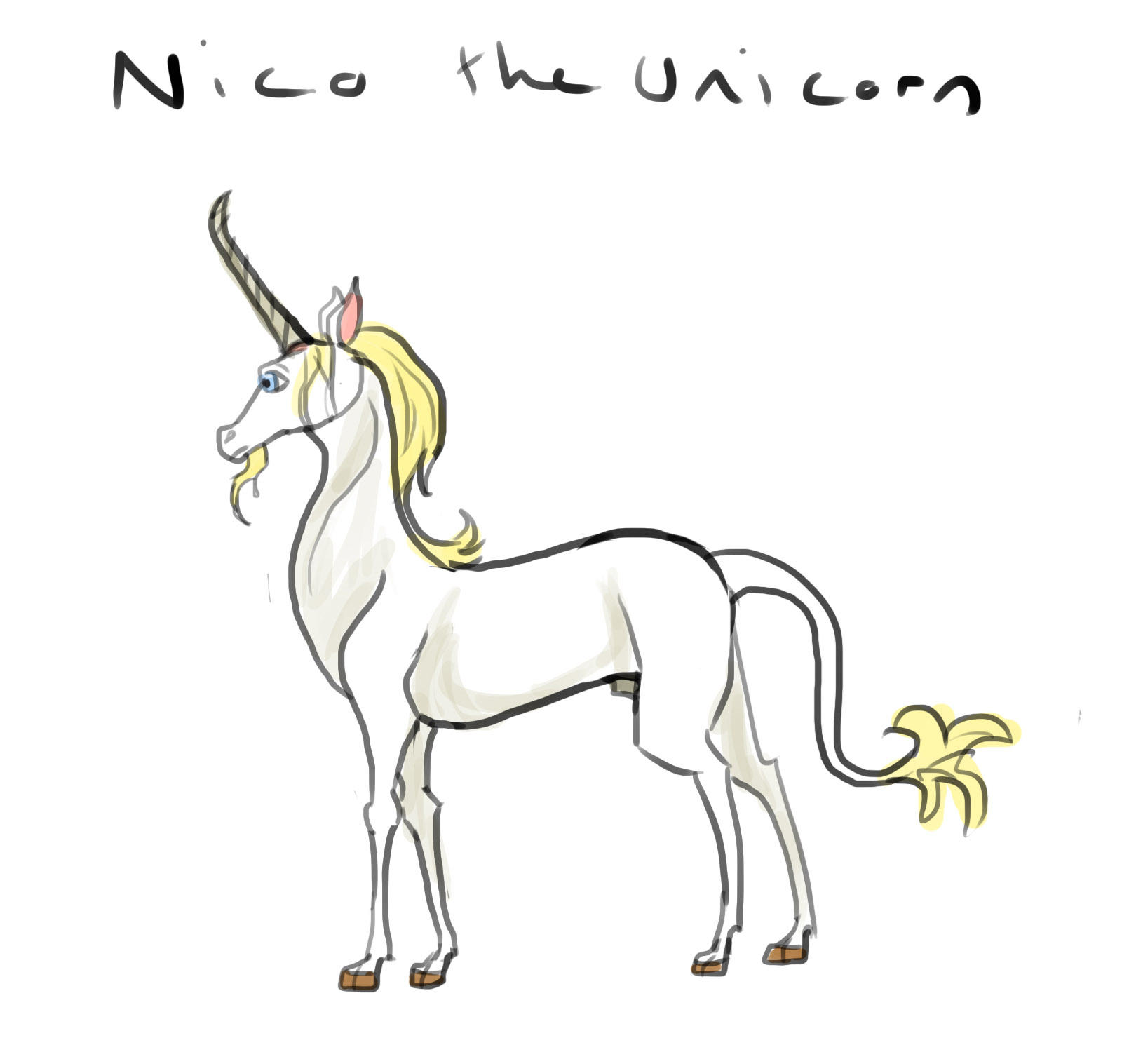 Nico the Unicorn by Louisetheanimator