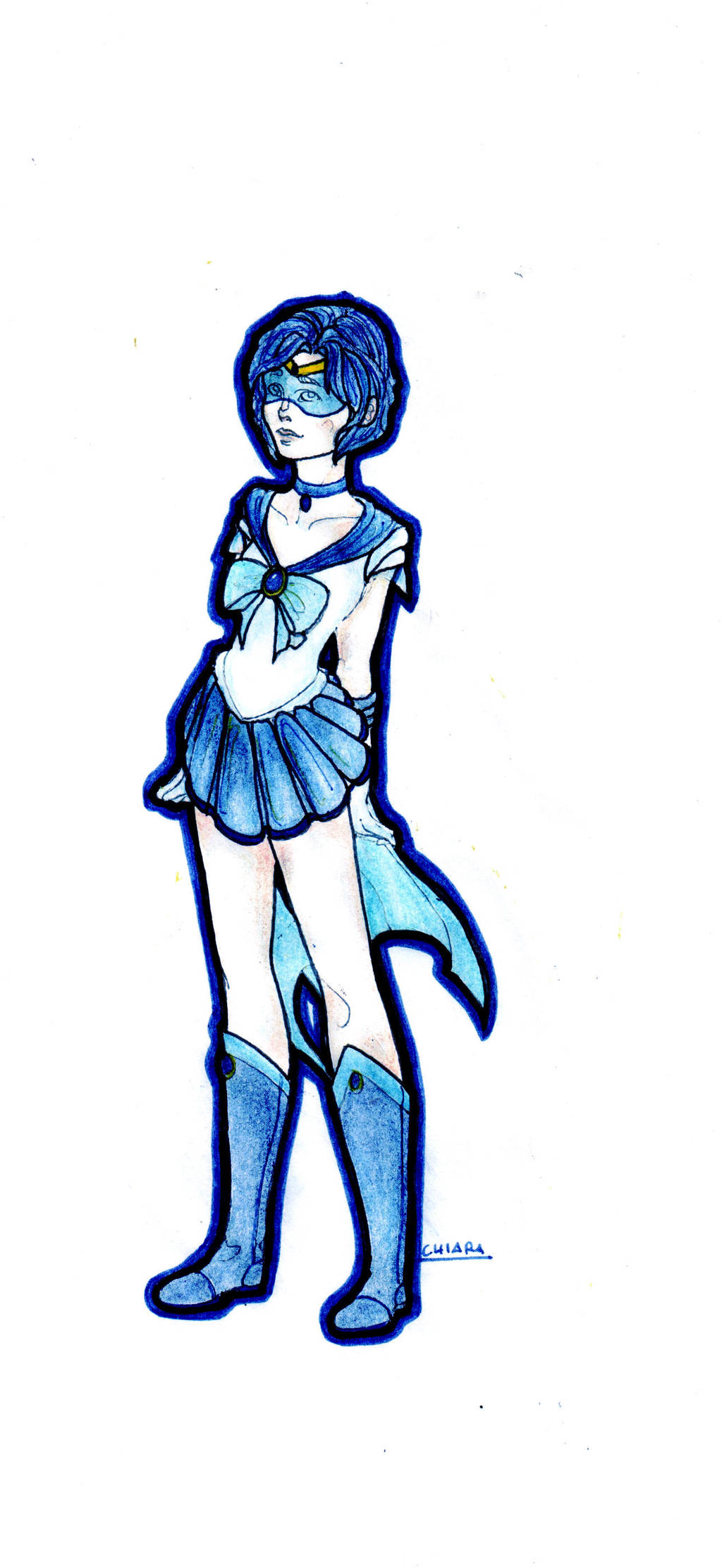 Sailor Mercury by Nenril-Tf
