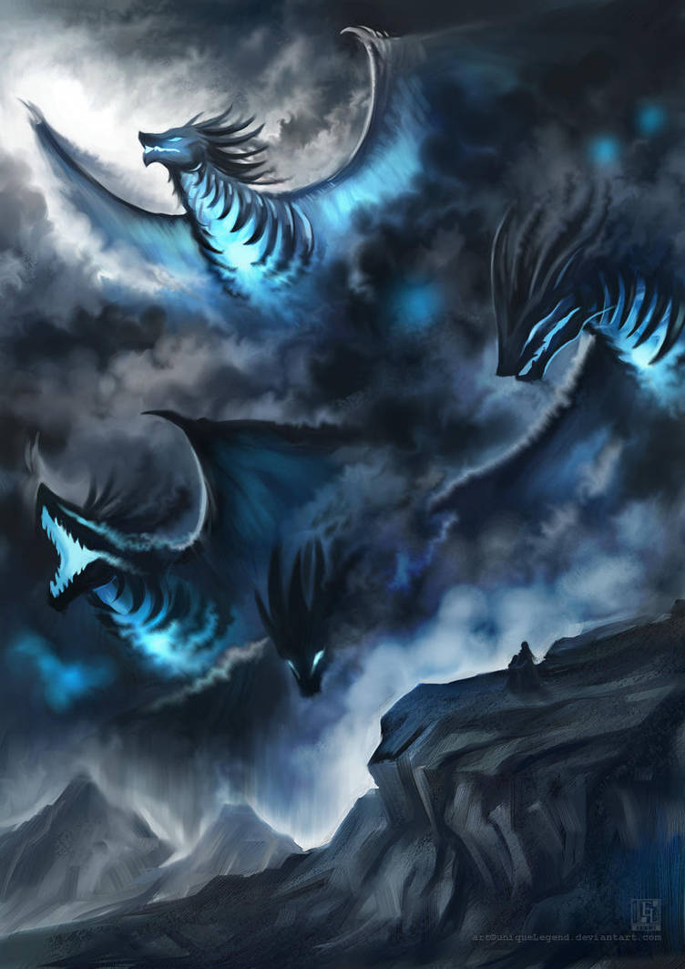Storm Dragons by EternaLegend